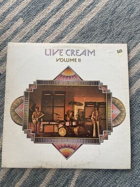 3/$30 Live Cream Volume II Vinyl Album - 1972 Blues Rock